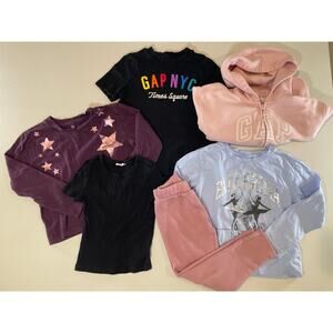 Girls Size S (6/7) GAP Logo & Everyday Wear Bundle